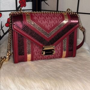 Michael Kors WHITNEY Md Flap Chain ShoulderBag